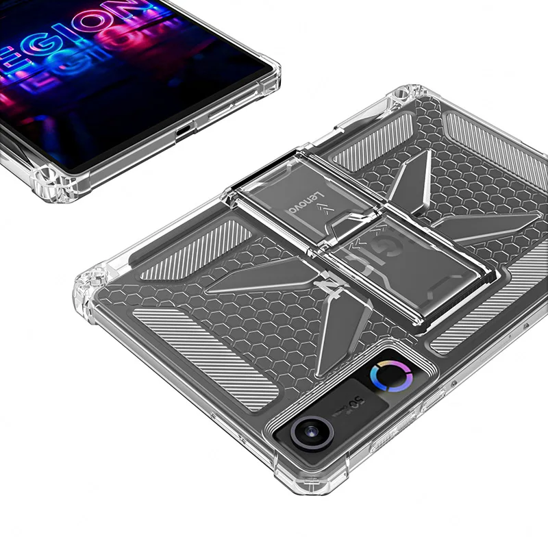 

For Lenovo LEGION Y700 2026 Case Funda 8.8Inch 5th Generation TB323FU Soft TPU with Pencil Holder Tablets Cover Stand Y700 Gen 5