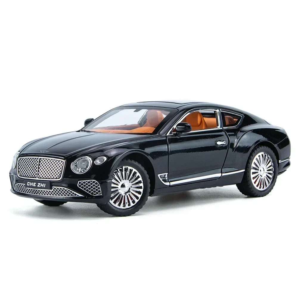 1:24 Bentley Continental GT высококлассная имитация литая металлическая модель автомобиля из сплава со звуком фотография коллекция детских игрушек в подарок A539