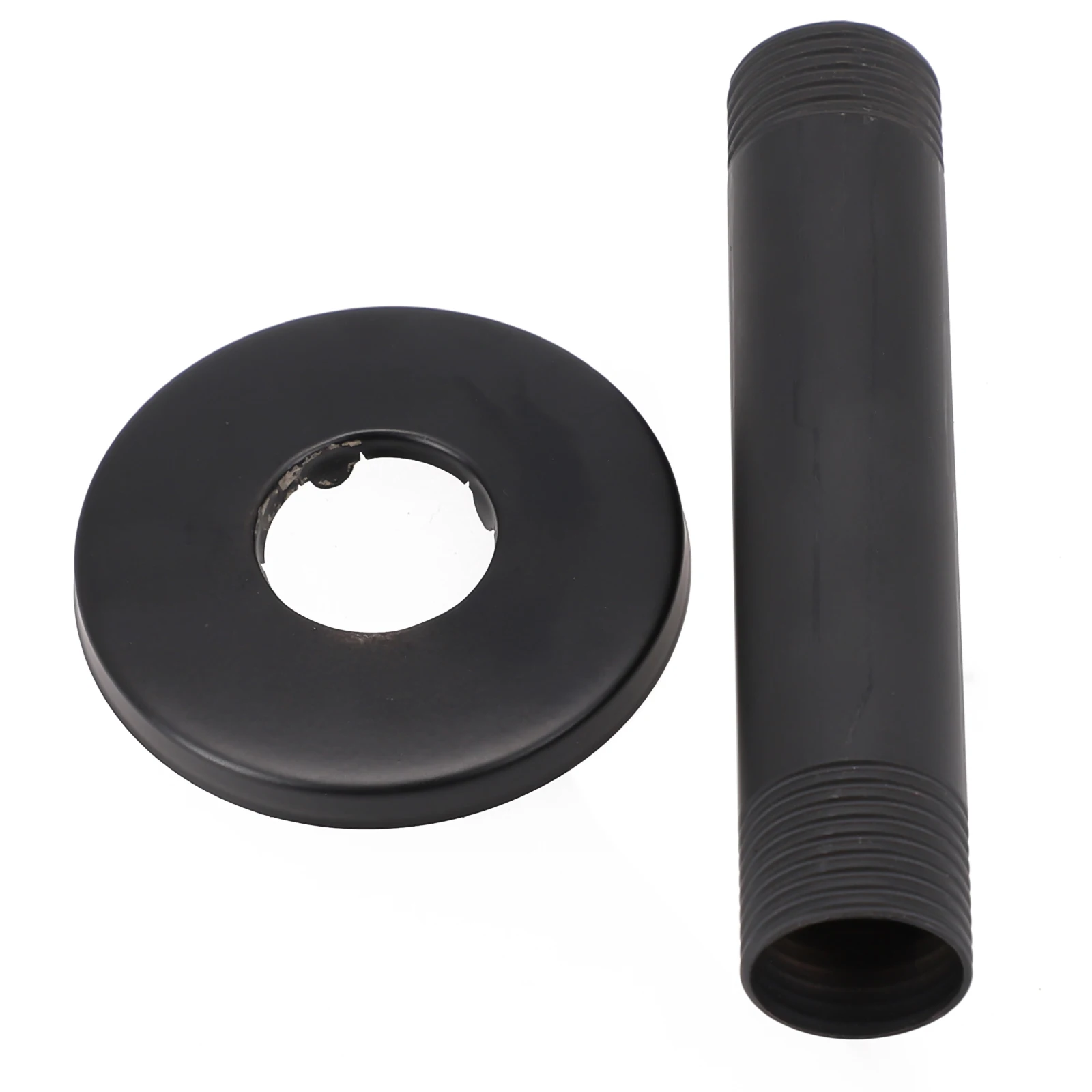 Stylish Matte Black Shower Bracket, 10 30cm Length, Easy to Install, Sturdy Construction, Ensures Leak free Performance