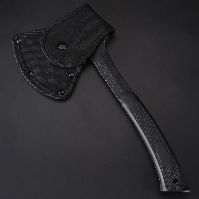 Practical Axe for Outdoor Campsite Axe, High Hardness Fire Fighting Axe, Easy to Carry Chopstick Hammer Axe