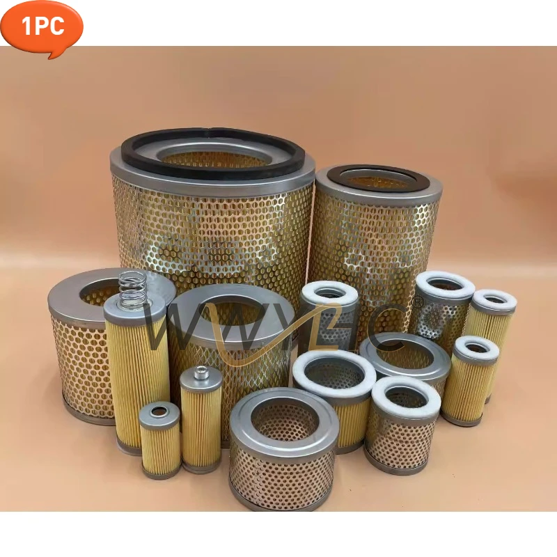 1PC Vacuum Pump Air Filter Element Dust Intake Filter Mesh F002 F003 F004 F005 F006 Suitable for Air Pump