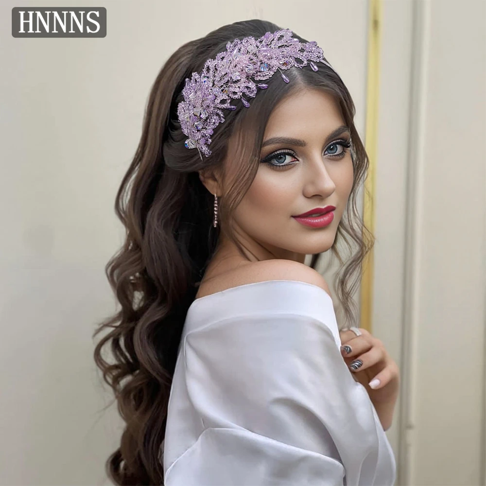 

TOPQUEEN Bridal Wedding Exquisite Hairband Handmade Bead Weaving Elegant Ladies Banquet Party Fashion Hair Accessories YXA215