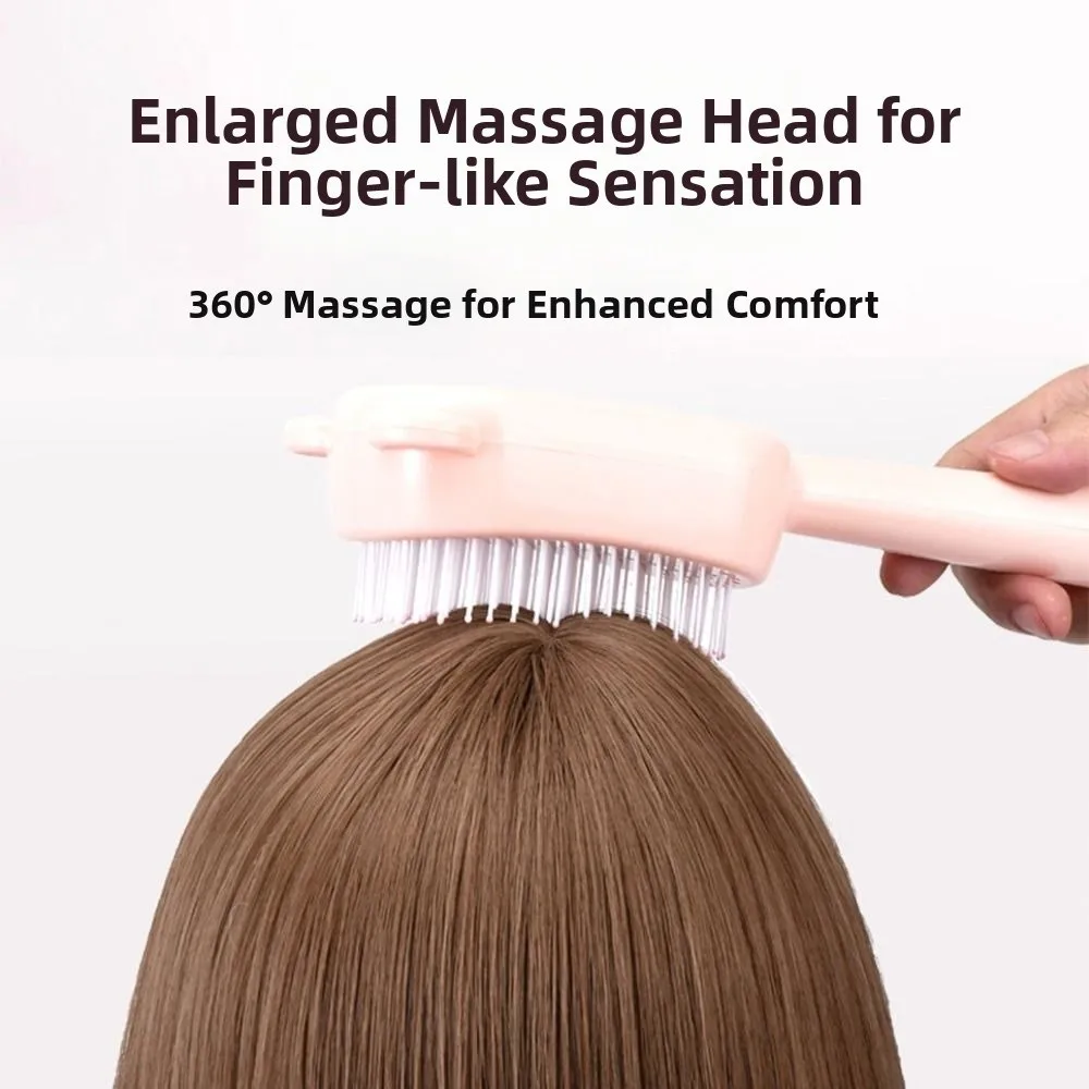 Plastic Self-Cleaning Hair Brush Retractable Self-Cleaning Retractable Hair Brush Anti-Static Scalp Massage Comb Wet Dry Styling