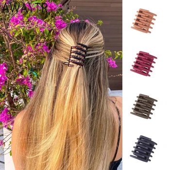 AWAYTR خمر متجمد مقاطع الشعر مشط المشبك الأسنان دبوس الشعر اليدوية فتاة إكسسوارات الشعر مهرجان هدية عيد الحب أغطية الرأس