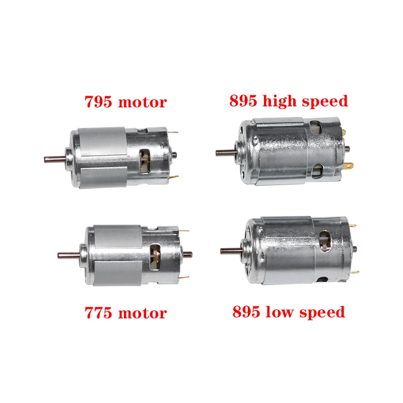 775/795/895 Motor DC 12V-24V 3000-11000RPM Motor Large Torque Gear Motor With Double Ball Bear For Engraving Machine Lathe Tool