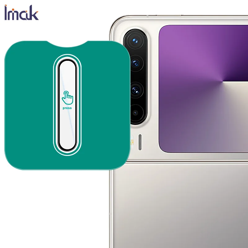 Huawei Pura X Lens Glass IMAK فيلم عدسة زجاجية سوداء لهاتف Huawei Pura X 5G مع أداة #1