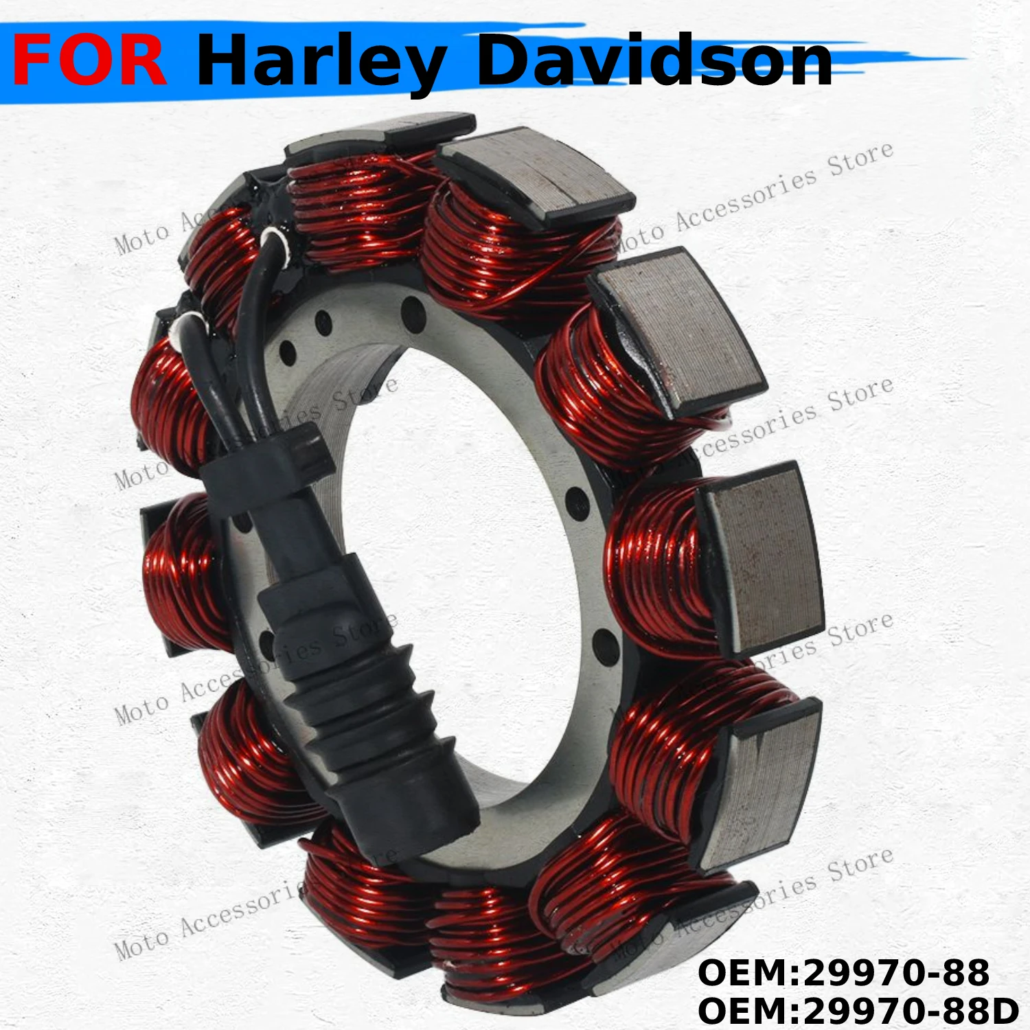 

Motorcycle Generator Stator Coil Comp For Harley Davidson FXR Police Low Rider Touring Electra Glide Classic Softail Heritage
