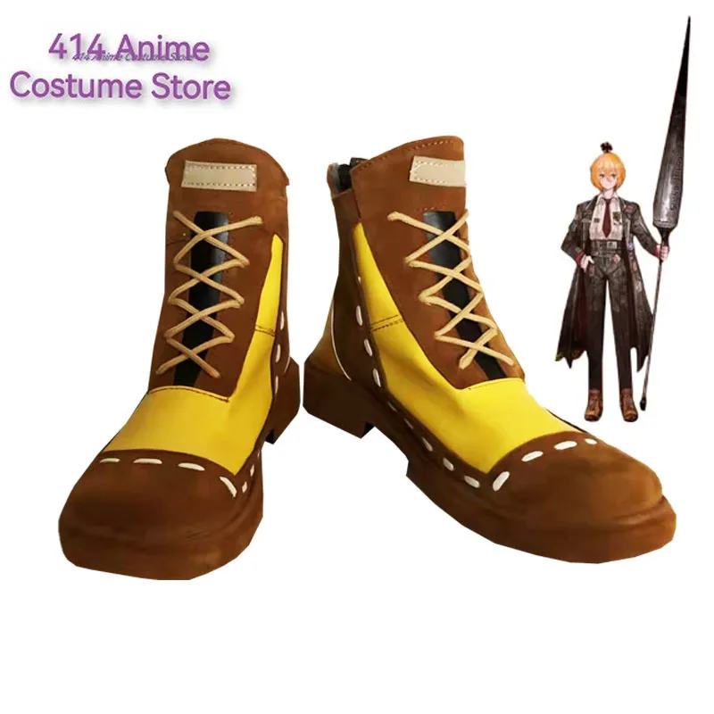 Game Limbus Company Don Quixote Cosplay Shoes Cosplay Prop Halloween Carnival Men Women Boots PU Role Play Costumes Accessories