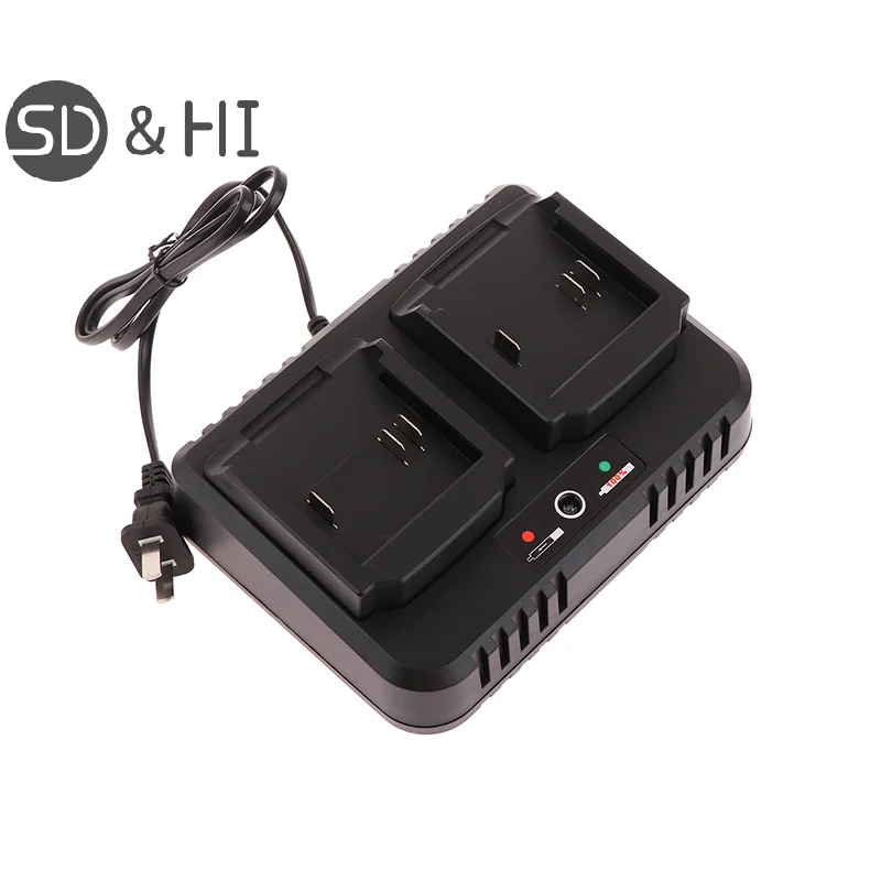 Two-seater Battery Charger 2.0A Replacement For 18V 21V Li-ion BL1415 BL1420 BL1815 BL1830 BL1840 BL1860 Electric Drill Grinder