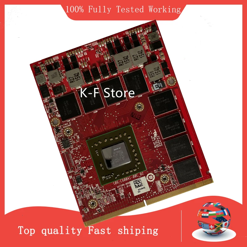 

FirePro M6100 GDDR5 2GB 216-0843006 Video Graphics Card For Dell Precision M6600 M6700 M6800 100% Test OK