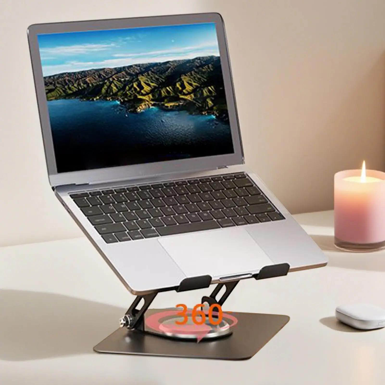 

Computer Stand Ventilated Notebook Holder Riser For 14-17.3 Laptop Portable Computer Stand For Desk Classroom Workplace Living