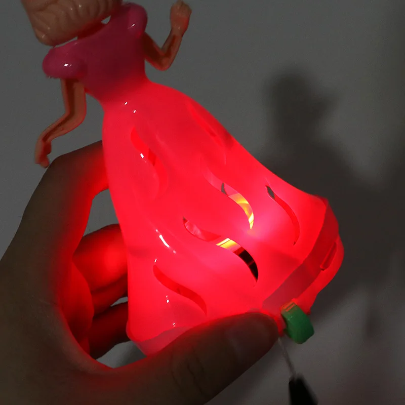 Cartoon Cute Princess Girl Light-up Toys Creative Pull String Flash Doll Will Run Will Light Up Toy Children Girls Birthday Gift