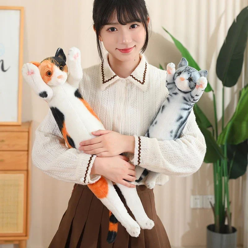 25/40/58 センチメートルかわいい上げ手子猫ぬいぐるみ素敵な Caicai 猫黒猫人形ぬいぐるみソフト動物のおもちゃ素敵な誕生日プレゼント
