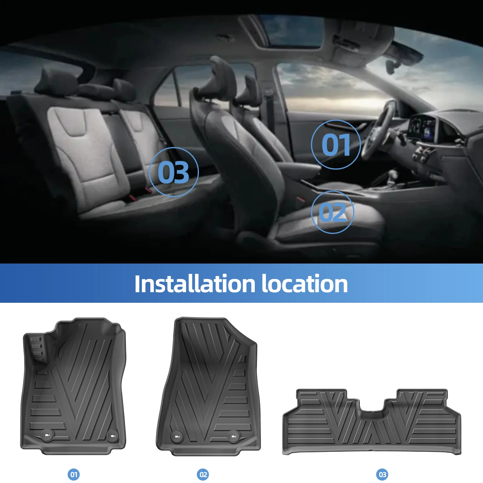 ELMASLINE 3D Gummimatten für KIA E-NIRO EV ab 07/ 2022-2026 2. Genera, 49,95