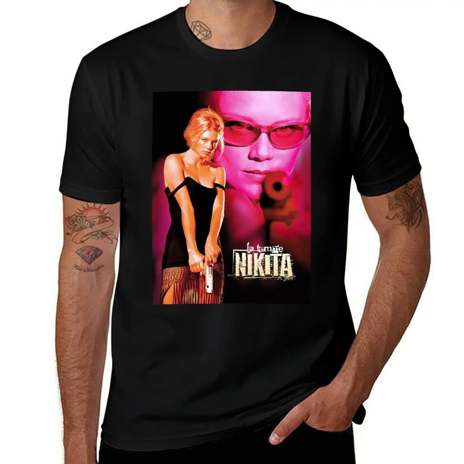 La Femme Nikita T-Shirt Lightweight Cooling Short Sleeve Tee T-Shirt