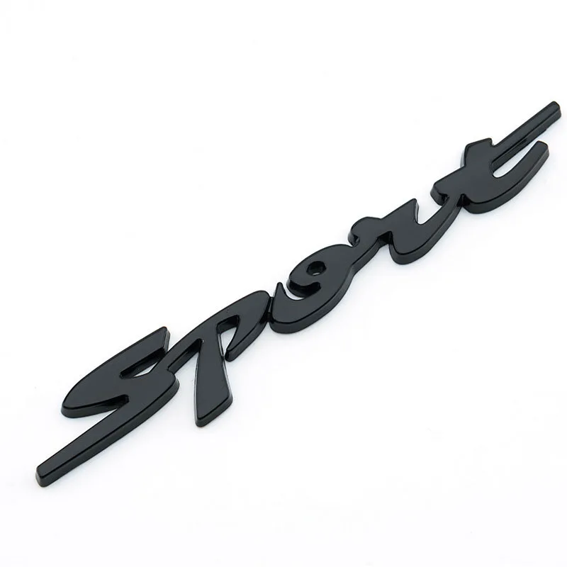 Metal 3D Chrome Car Trunk Auto body Racing Sport Word Letter Sticker Water Proof Logo Emblem Badge Decal Sticker Car Accessories view 6