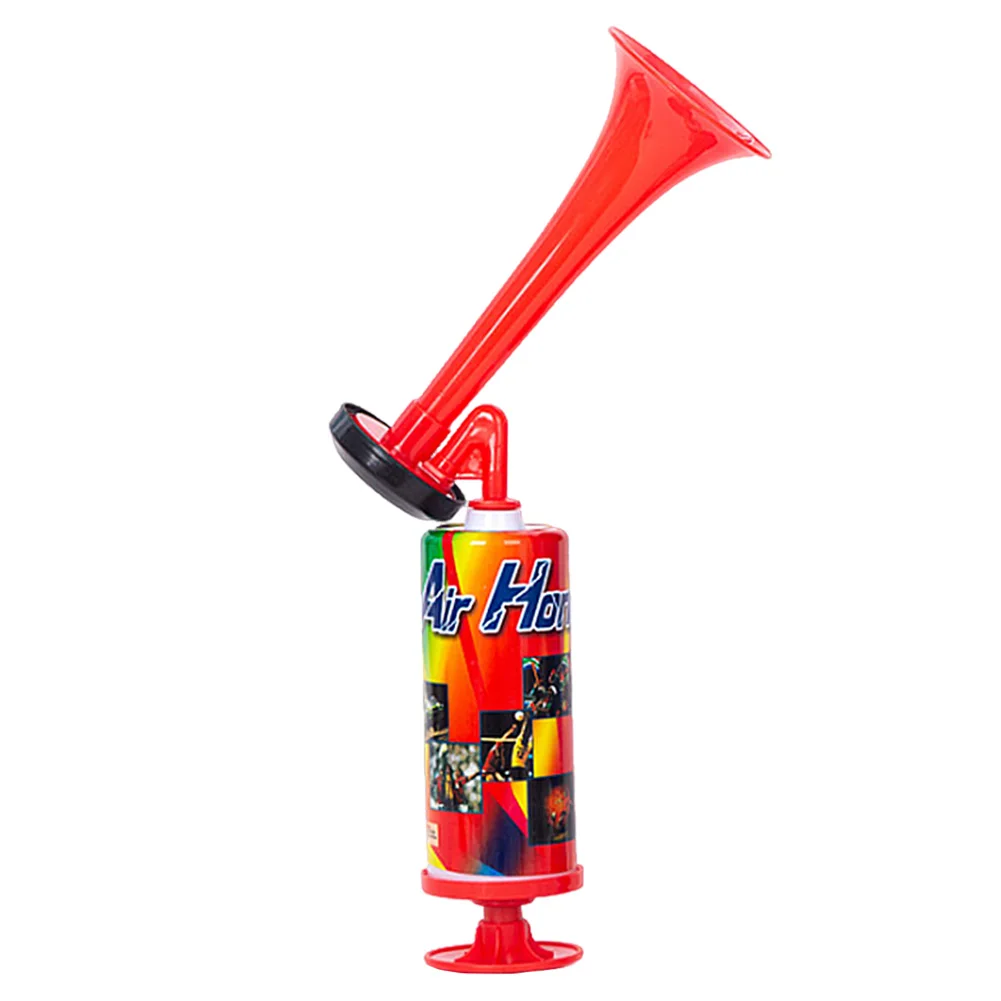 Handheld Air Horn with Loud Voice Football Stadium Horn Mini Handpush Pump Air Horn for Boating Sports Events Birthday Parties