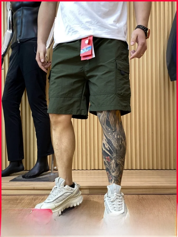 

Quick Dry Breathable Lightweight Casual Shorts for Couples Men Women Summer Nylon Multi Pocket Workwear Shorts