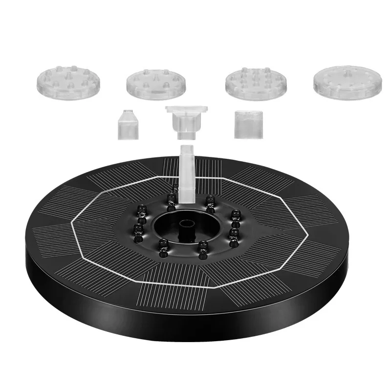 

10pcs New Solar Fountain Outdoor Pool Floating Fountain Bird Bathtub Fountain Pump Courtyard Garden Water Feature Light