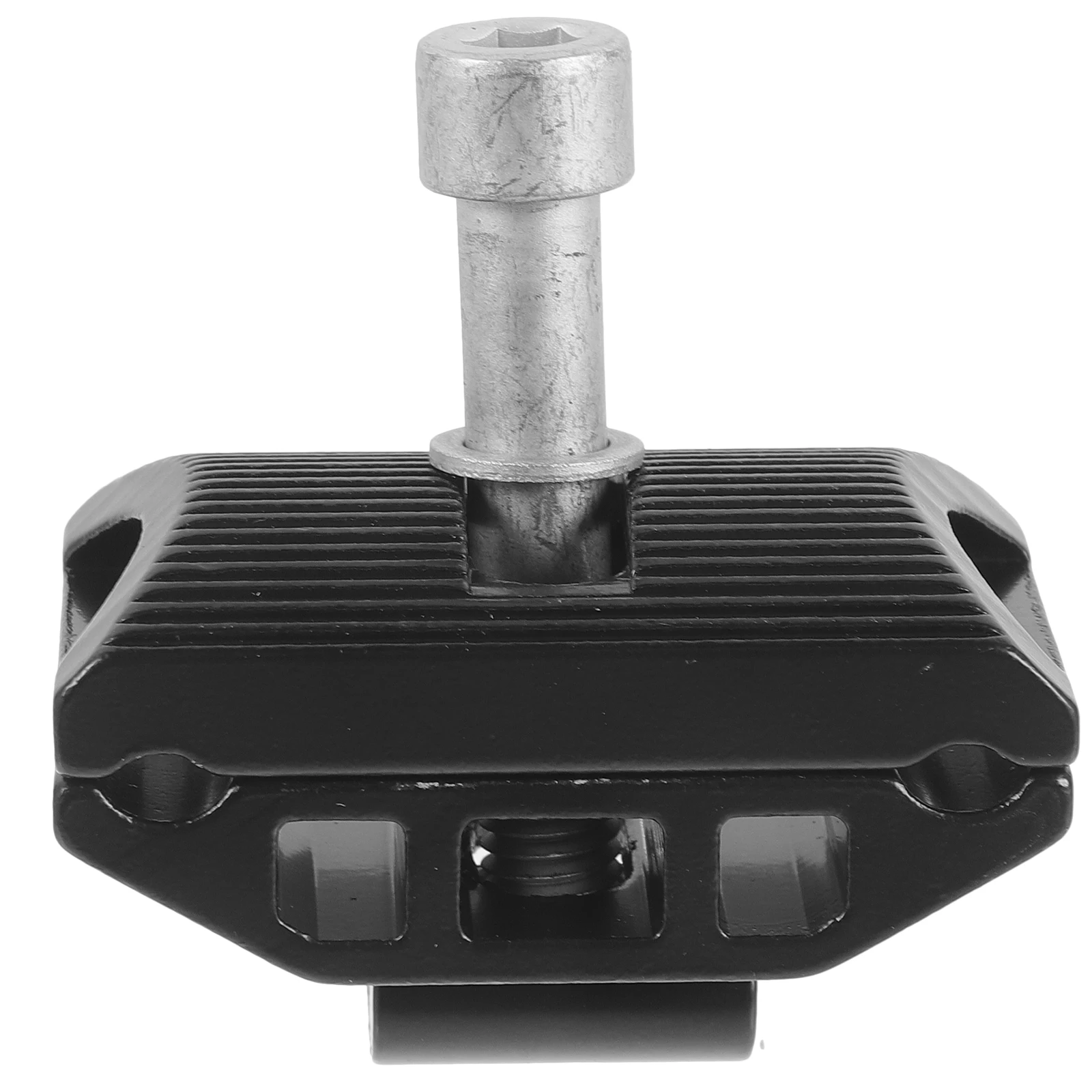 Bicycle Saddle Seatpost Clamp Black Double Rail Quick Release Fixing Clip Durable Lightweight Wear Resistant Sturdy Bolt Bike