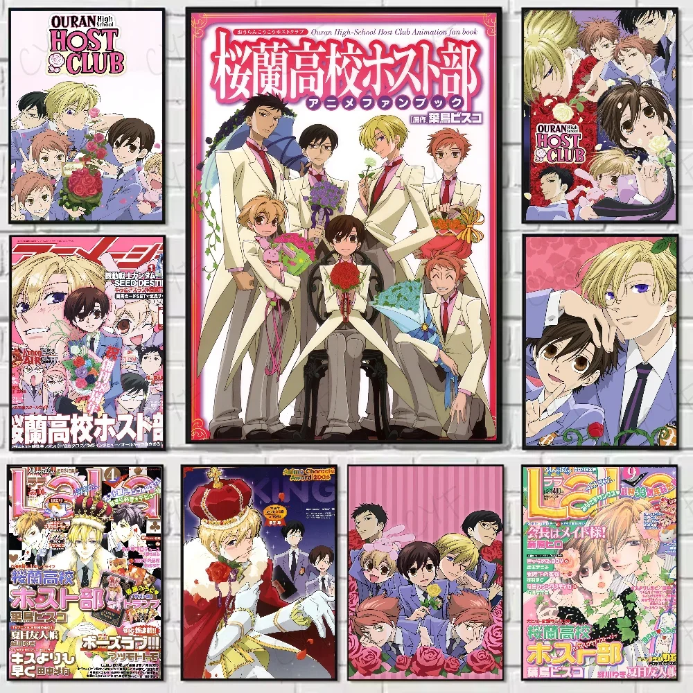 Ouran High School Host Club Roses: A Must-Have Poster for Anime Fans