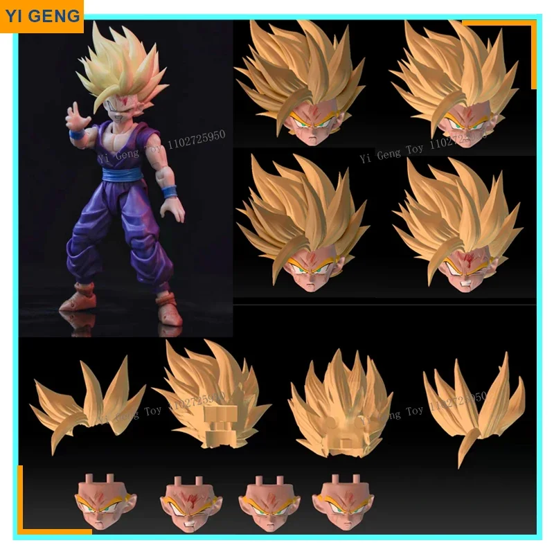 

Tigery Dragon Ball Shf Super Saiya Ssj2 Son Gohan 3.0 Heads Accessories Kit Anime Action Figure Collection Model Doll Toy Gift