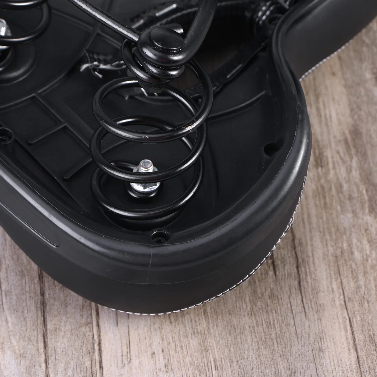

Extra Thick Seat Cushion Wide Bicycle Saddle Comfortable Foam Double Steel Vent Durable Flexible Road Bike Seat