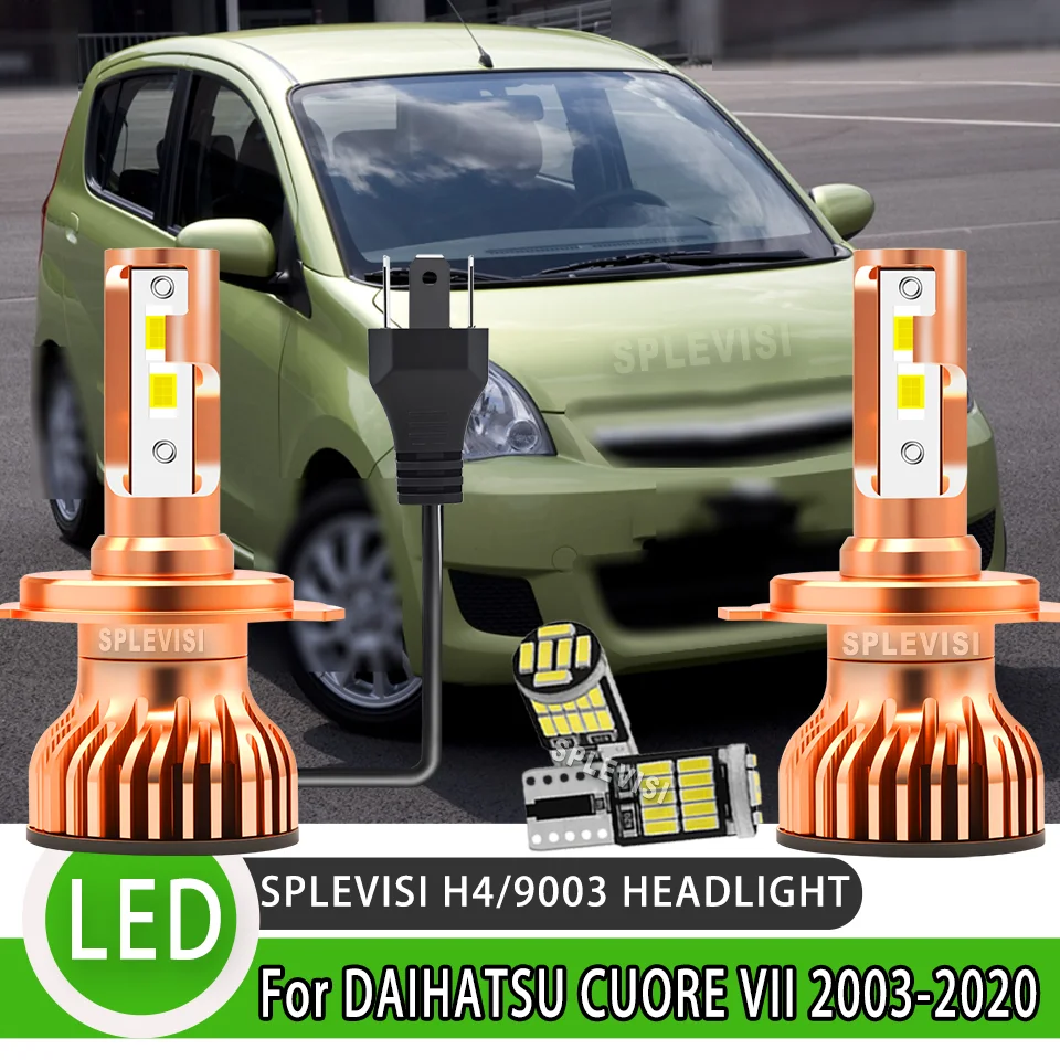 

Бесшумные, долговечные, мгновенно включаемые светодиодные фары H4 для DAIHATSU CUORE VII 2003-2020 годов выпуска