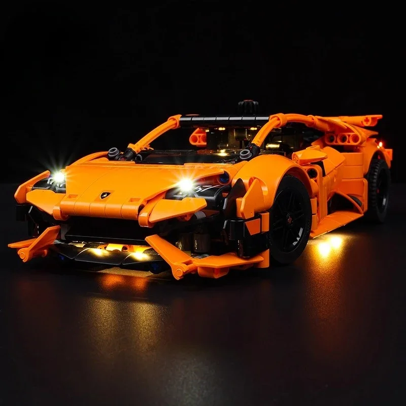 

Комплект светодиодного освещения без модели, подходящий для LEGO Technic Lamborghini Huracán Tecnica Orange 42196 (без строительных блоков)
