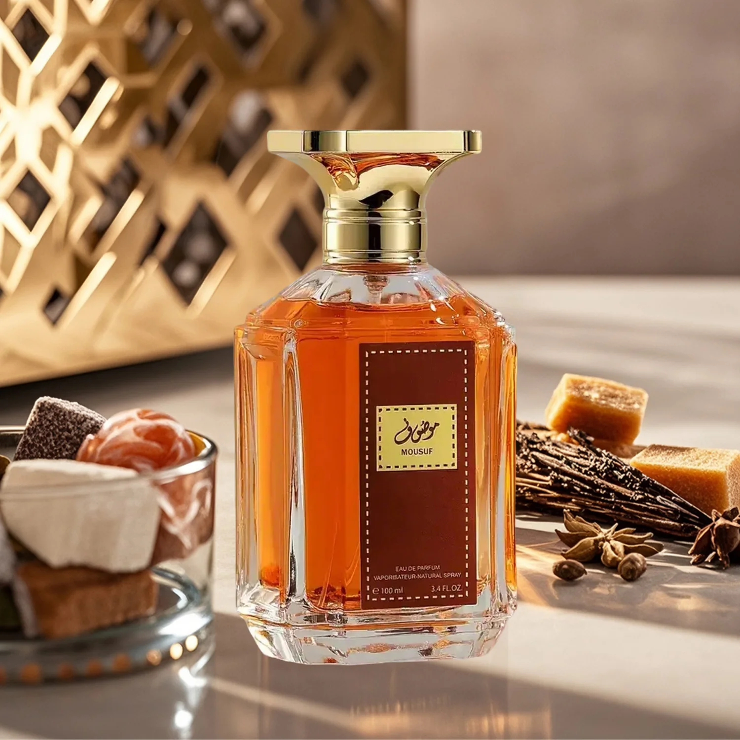 

Mousuf Perfume for Men & Women 100ML(3.4 FL.OZ) Intense Arabian EDP Long Lasting Sweet, Tobacco, Musk Fragrance Spray for Unisex