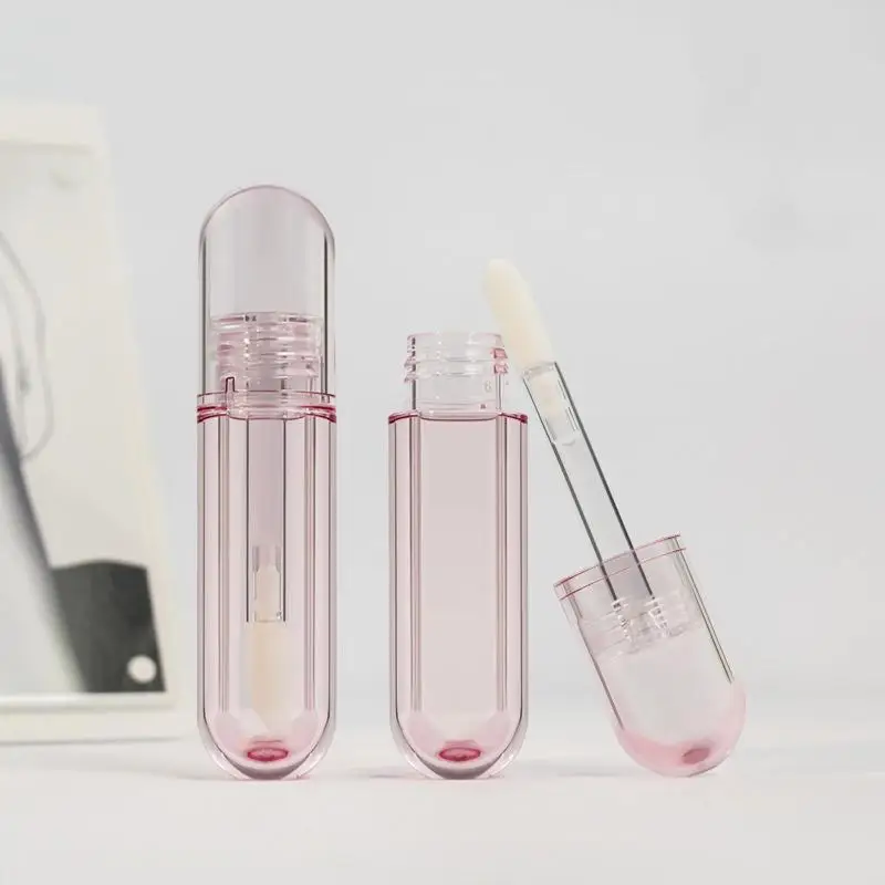 1/3pcs 6ML Empty Lip Gloss Tubes Plastic Lip Balm Tube Lipstick Mini Sample Cosmetic Container Transparent Refillable Bottle