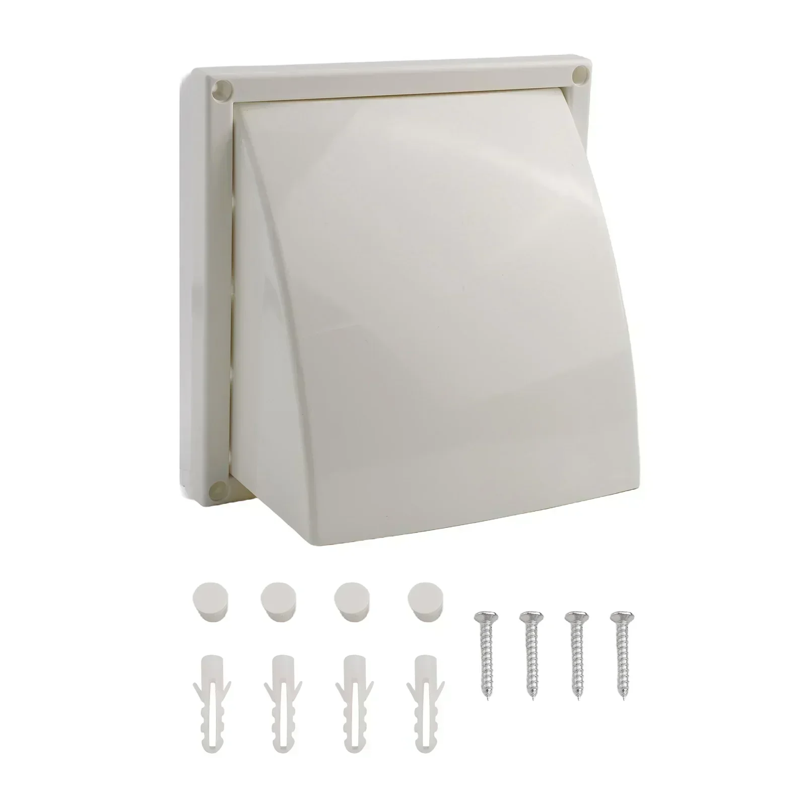 ABS Exhaust Hood ABS Exterior Wall Ventilation Grille Efficient Airflow Control Long-lasting Usage For Toilets