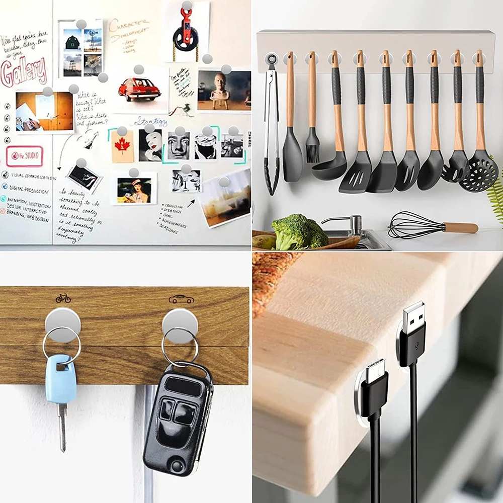 مغناطيس ثلاجة Imanes المستديرة لثلاجة السبورة البيضاء للمكتب ذاتية الصنع 20x2/20x3/20x4/20x5/25x2/25x3/25x4/25x5mm #5