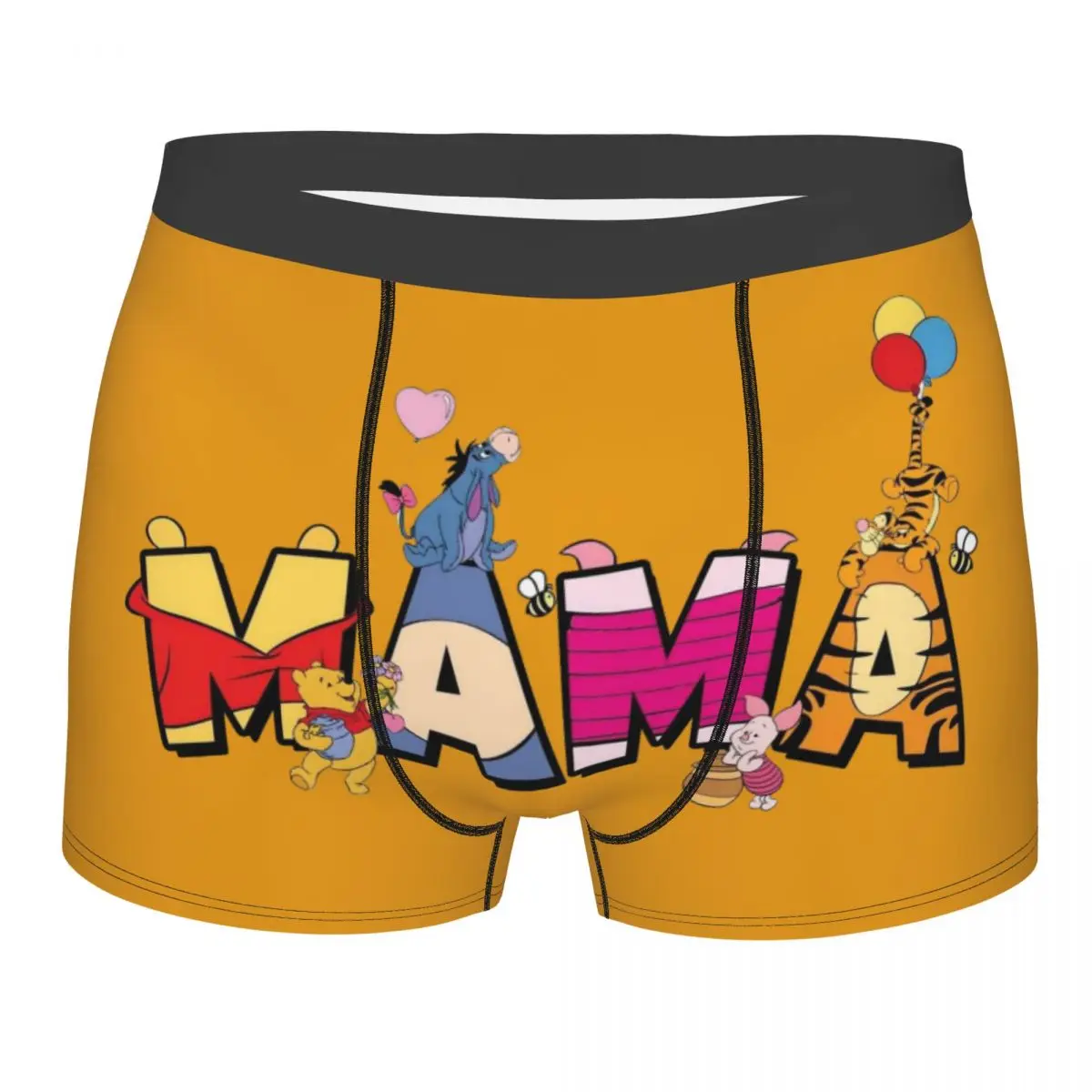 

Нижнее белье My Friends Tigger Pooh на заказ, мужские трусы-боксеры с принтом, шорты, мягкие трусы