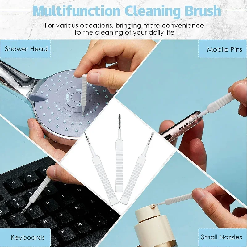 Mini Cleaning Brush Keyboard Cleaner Brush Shower Head Hole Gap Anti-Clogging Cleaning Brush Phone Charge Port Dust Remover Tool