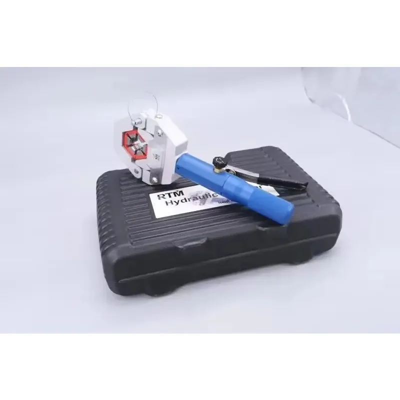 ماكينة تجعيد الأنابيب اليدوية الجديدة ماكينة تجعيد أنابيب تكييف الهواء للسيارة مكبس هيدروليكي يدوي محمول #6