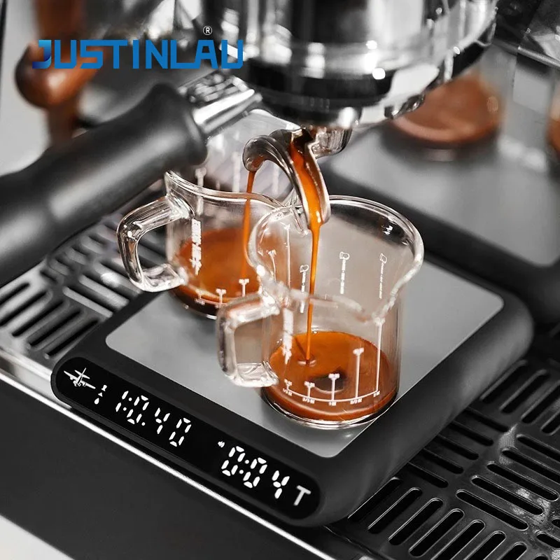 

JUSTINLAU High Precision Coffee Scale Professional Hand Washing Scale Italian Hand Washing Weighing Timer Electronic Weighing