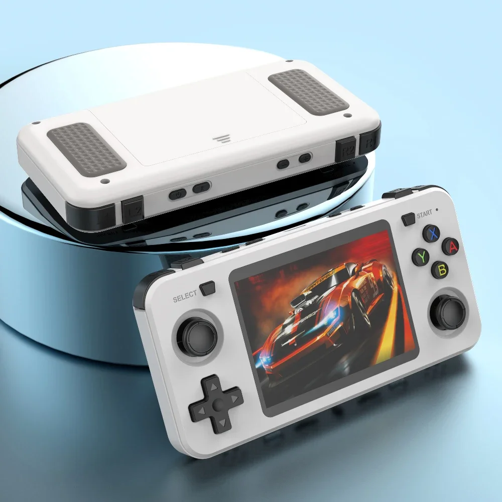 Console portative R36H, système Linux Open Source de 3.5 pouces, consoles de jeux rétro, écran IPS, lecteur vidéo Portable pour cadeaux de noël