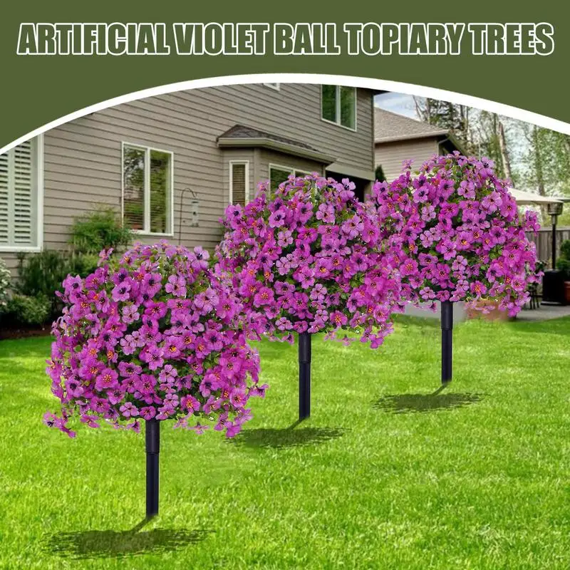 

Outdoor Faux Plants Weatherproof Fake Evergreen Tree Colorful Fake Shrubs Front Porch Plants For Home Hotel Farmhouse