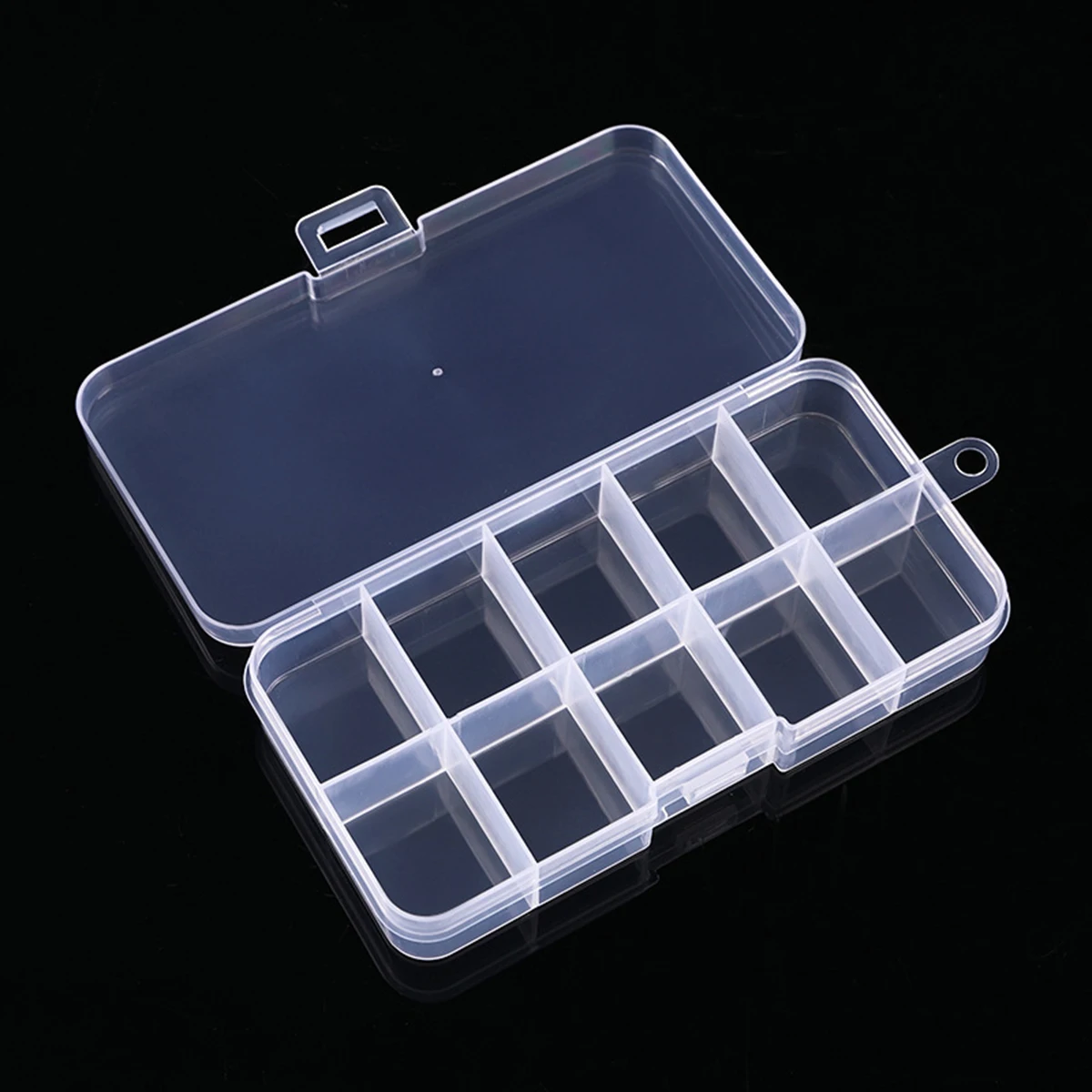 10/15/24/42 Grids Nail Art Jewelry Storage Box Independent Storage Nail Art Tools Small Travel Organizer Divid Nail Accessories