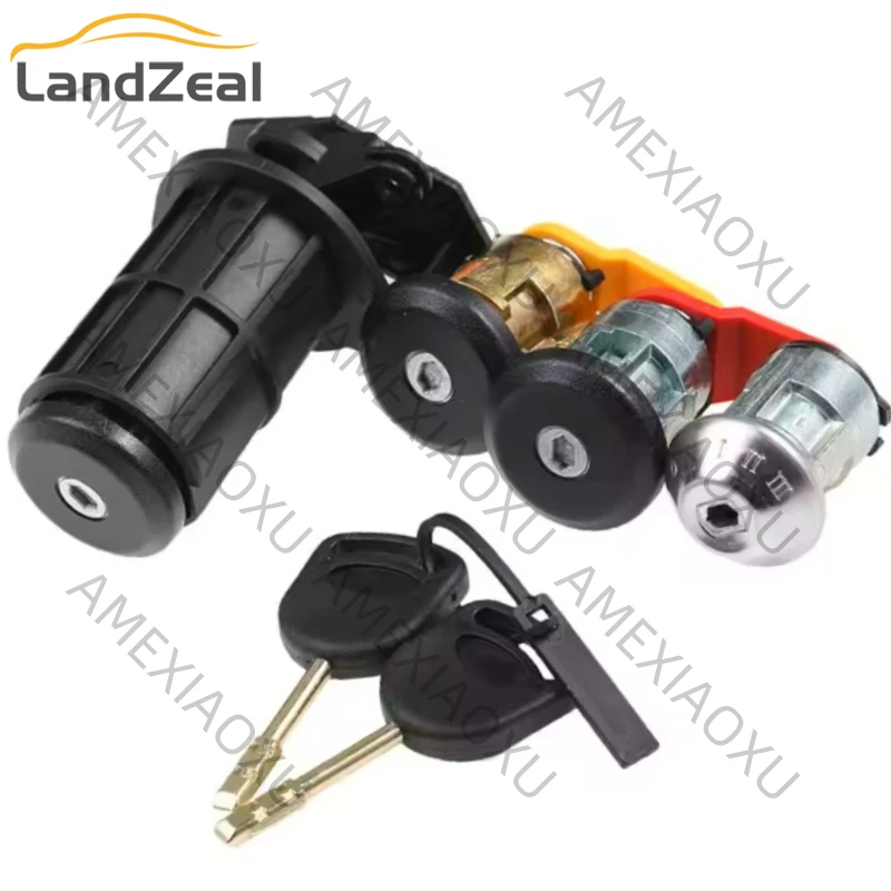 

7177664516 3N21F22050BB 66383992554-3 Car Door Lock Full Set With 2 Keys For Land Rover LR4 Range Rover Sport L322 L405 2010-17