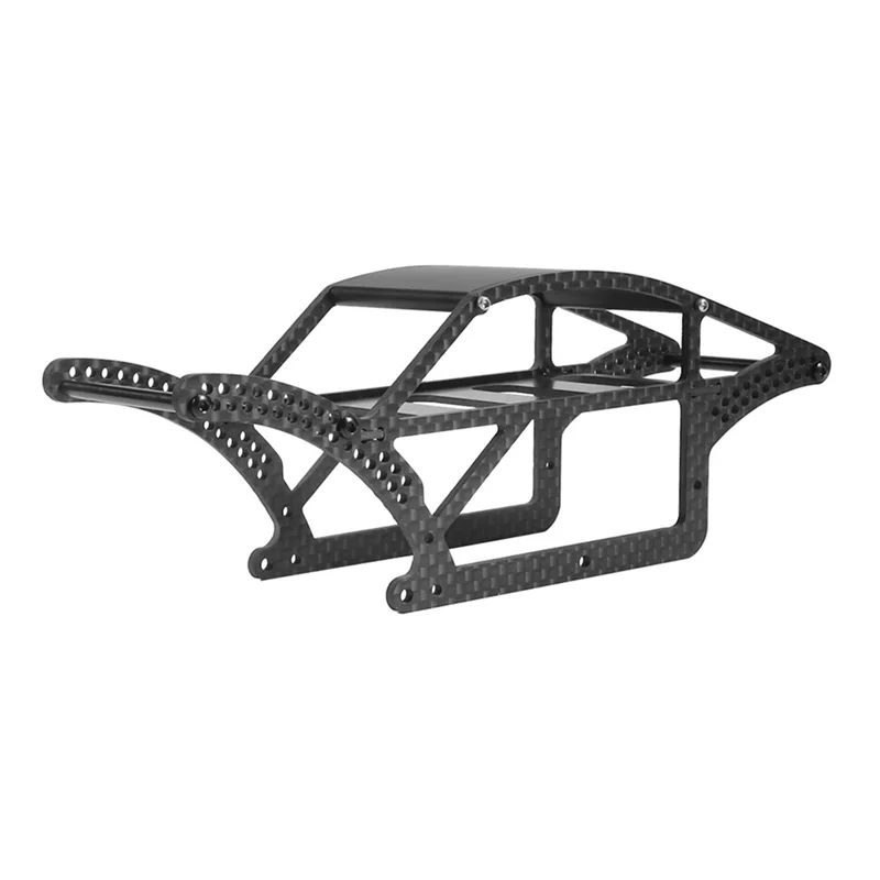 For TRX4M Carbon Fiber Comp Chassis Frame Kit for 1/18 RC Rock Crawler Car TRX4-M Upgrade Parts