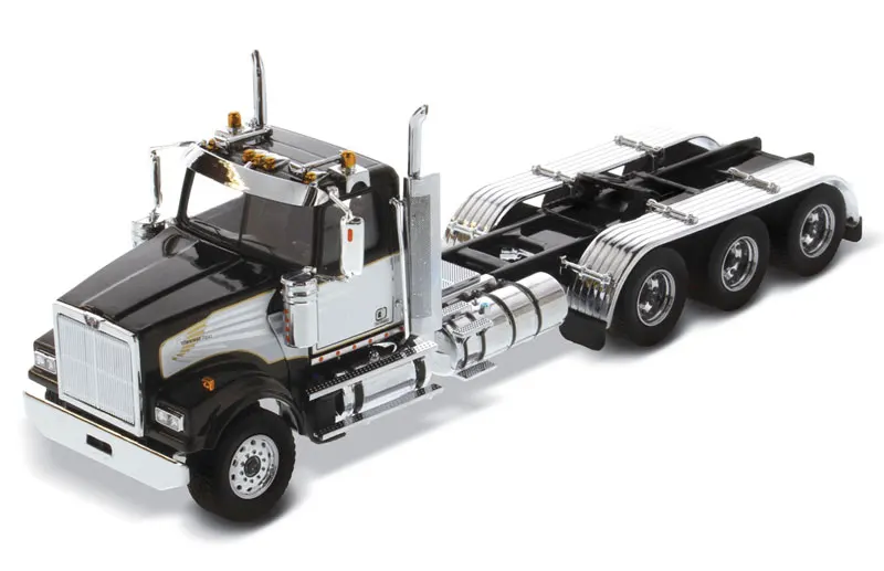 New 1/50 Western Star 4900 SF Day Cab Tridem Tractor - Black Cab Only 71066