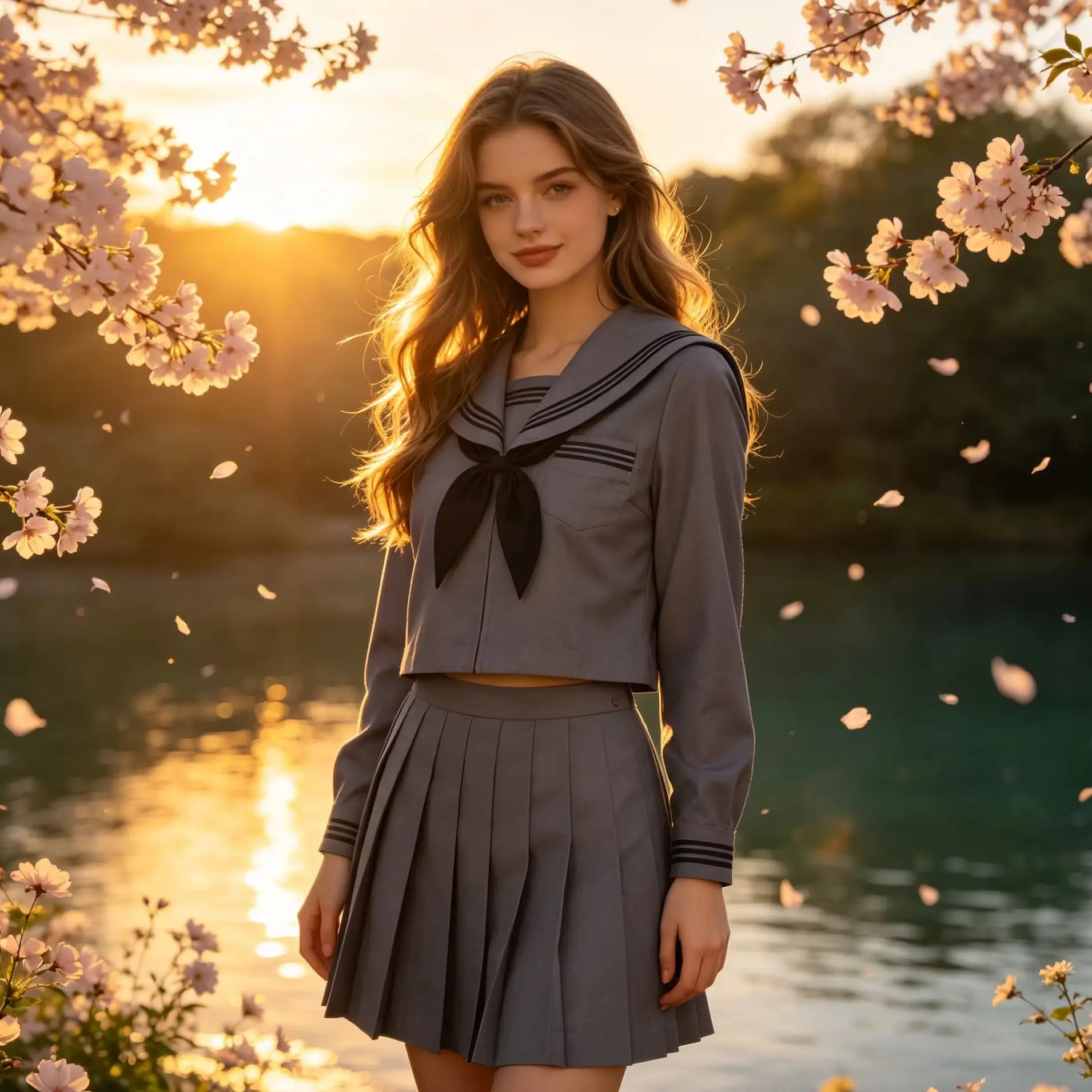 

Gray JK School Uniform Set,Japanese College Style Pleated Skirt Suit With short Sleeve Top,Outfit For Student Campus Daily Wear