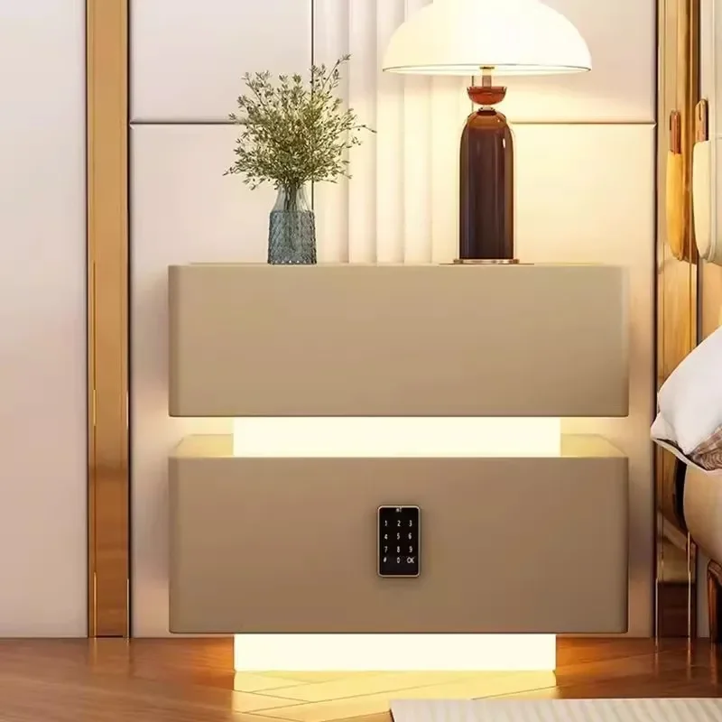 Mesita de Noche Flotante Moderna de Fábrica China 2026, Mesita de Noche LED para Dormitorio, Mesita de Noche Montada en la Pared