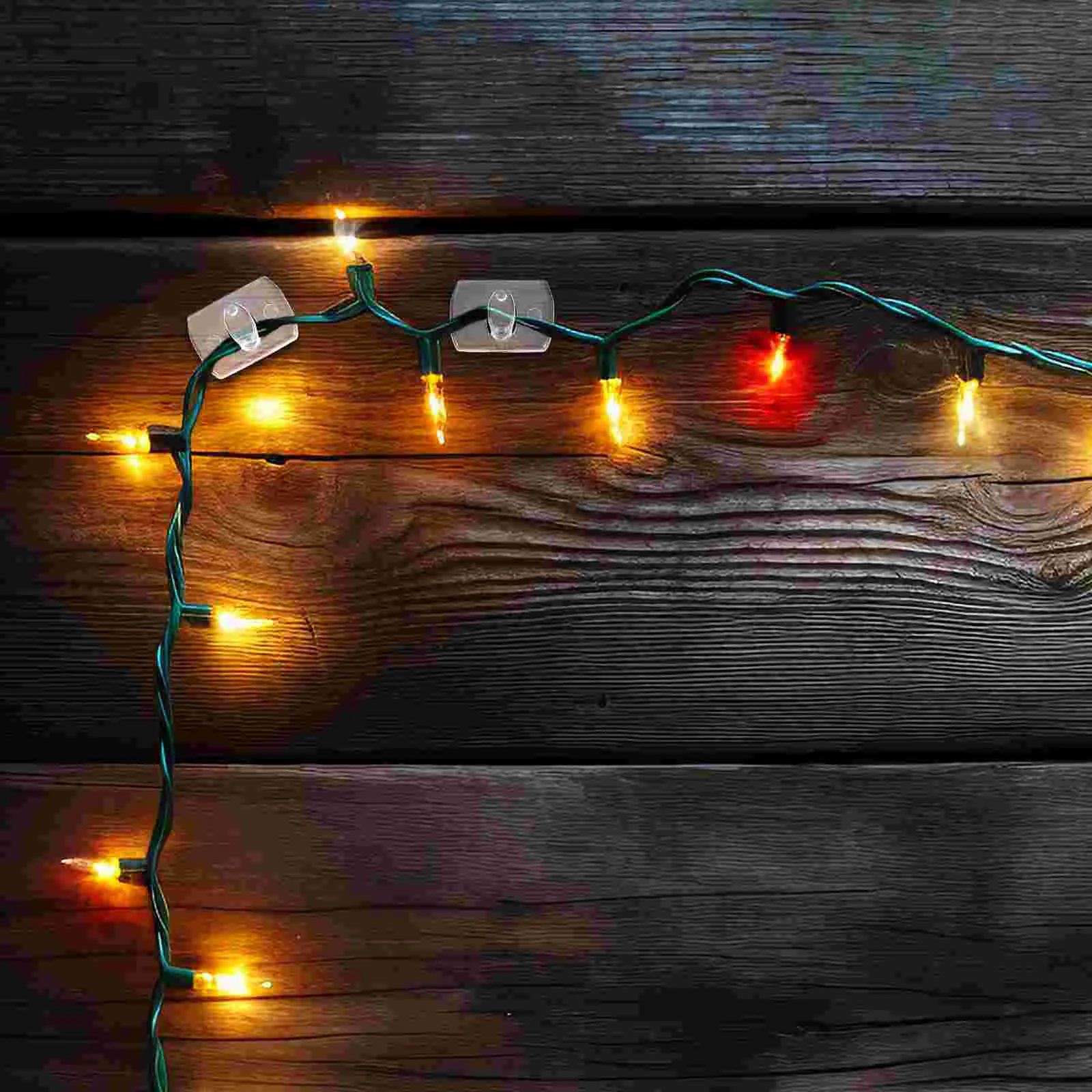 

20 Pcs Sticky Hooks Light String Fixing Small with Adhesive Christmas Lights Clips