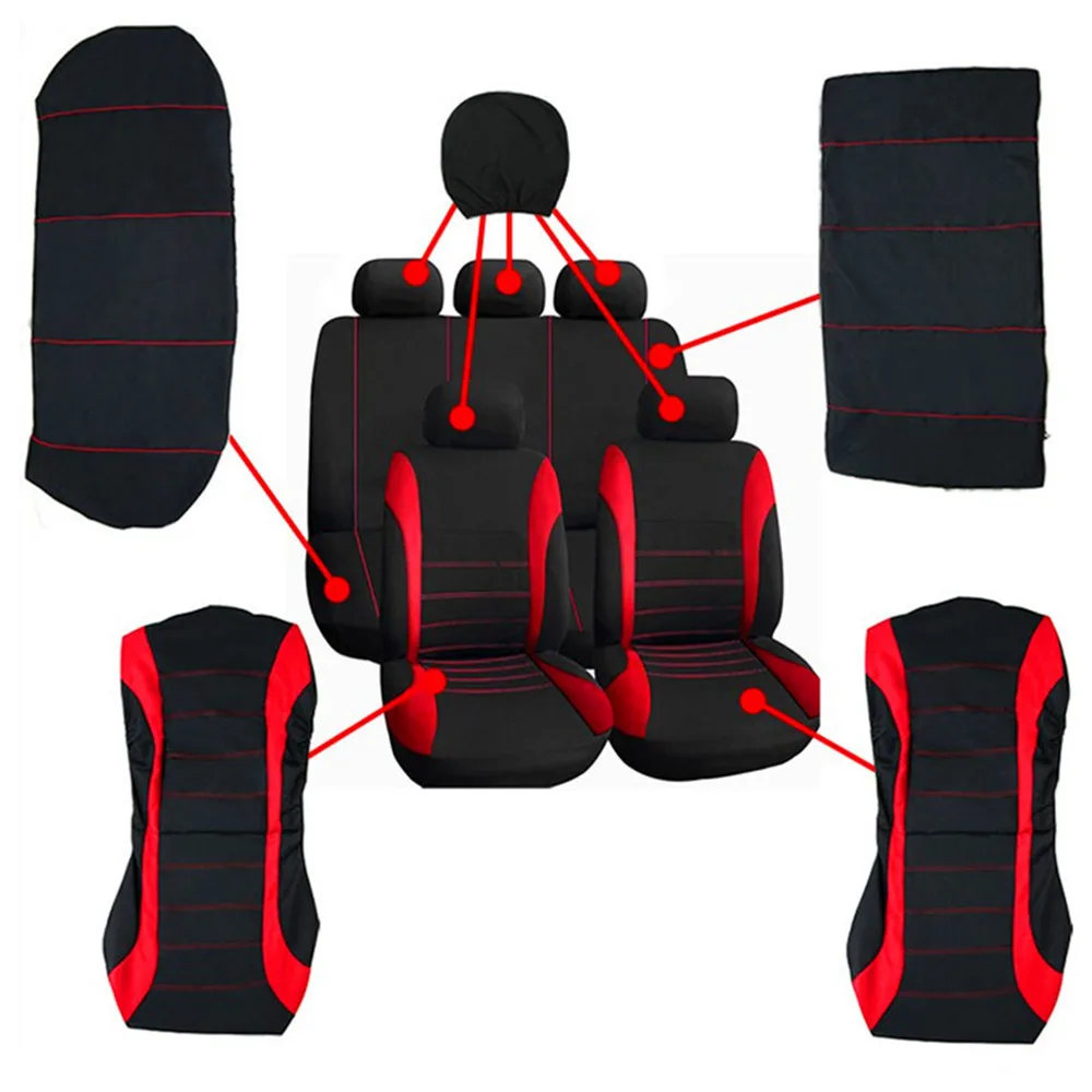 Car Seat Protector For Mitsubishi ASX 308 Eclipse cross Grandis Montero Lancer Pajero Outlander Fabric Car Seat Cover Seat Pad