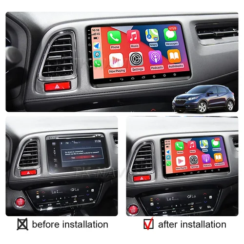 Imagen 2 del producto Android 15 para Honda Vezel HR - V HRV HR V XRV 2015 - 2017 Radio automática reproductor Multimedia estéreo navegación GPS de alto rendimiento