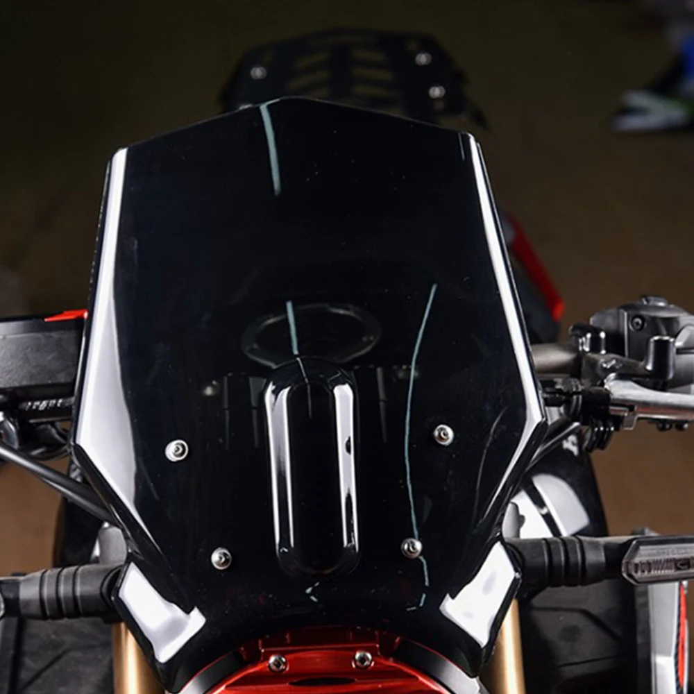 لهوندا CB650R CB650 R 650R 2019 2020 2021 2022 2023 دراجة نارية الزجاج الأمامي الرياح الجبهة تدفق الهواء الزجاج الأمامي حاجز الرياح منحرف