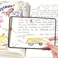 3X Book Reading magnifier 18x12cm Page Magnification Convinient A4 Flat PVC Magnifier Sheet Magnifying Reading Glass Lens
